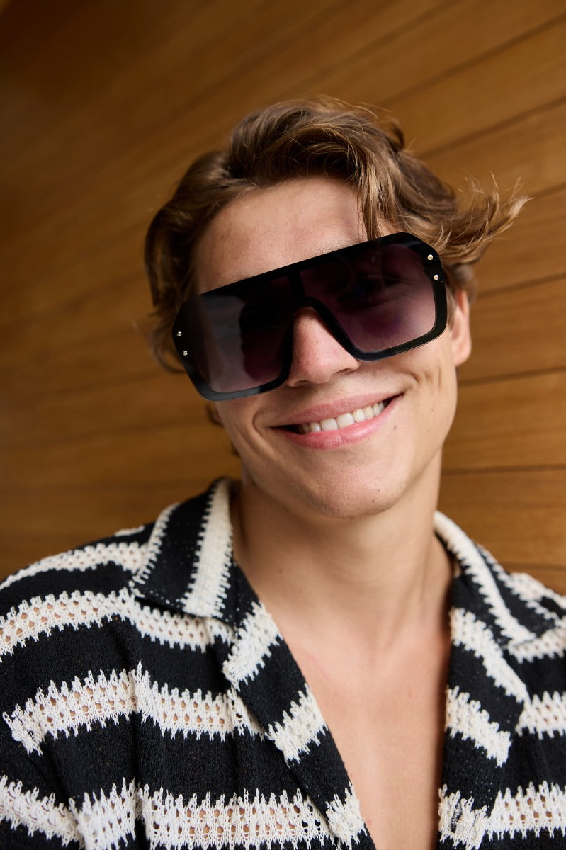 Zwarte Statement Zonnebril