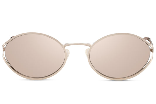 Zilveren dames zonnebril