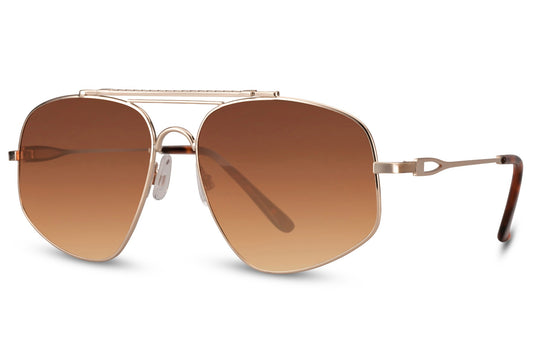 Klassieke aviator met een luxe twist