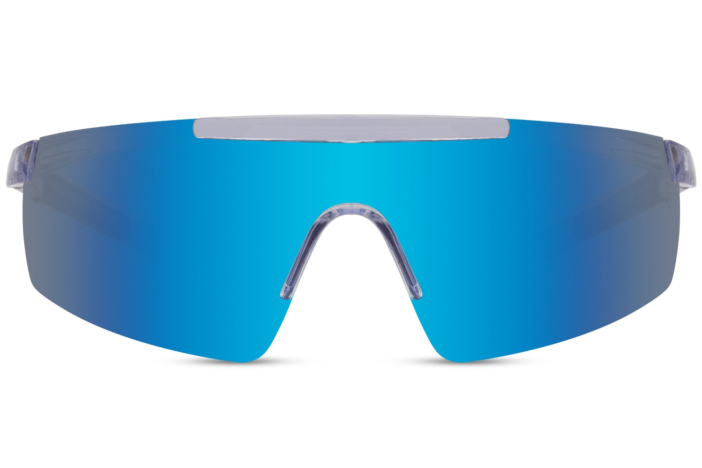 Transparante Sport/skibril – Blauw Spiegelglas
