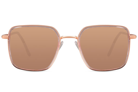 Elegante Rosé Gouden Dameszonnebril