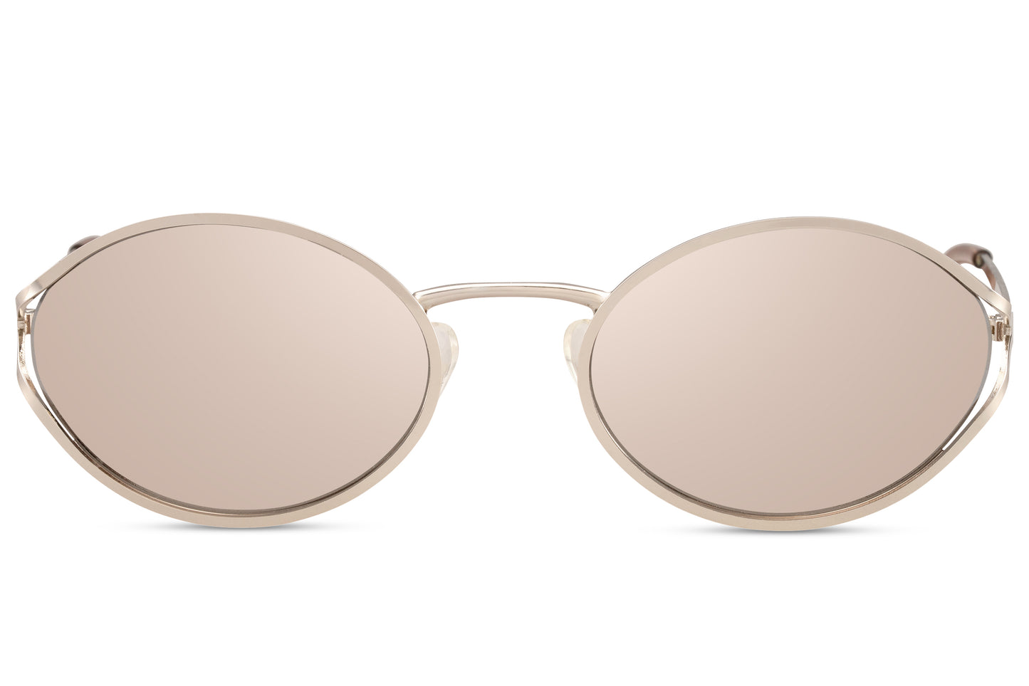 Zilveren dames zonnebril