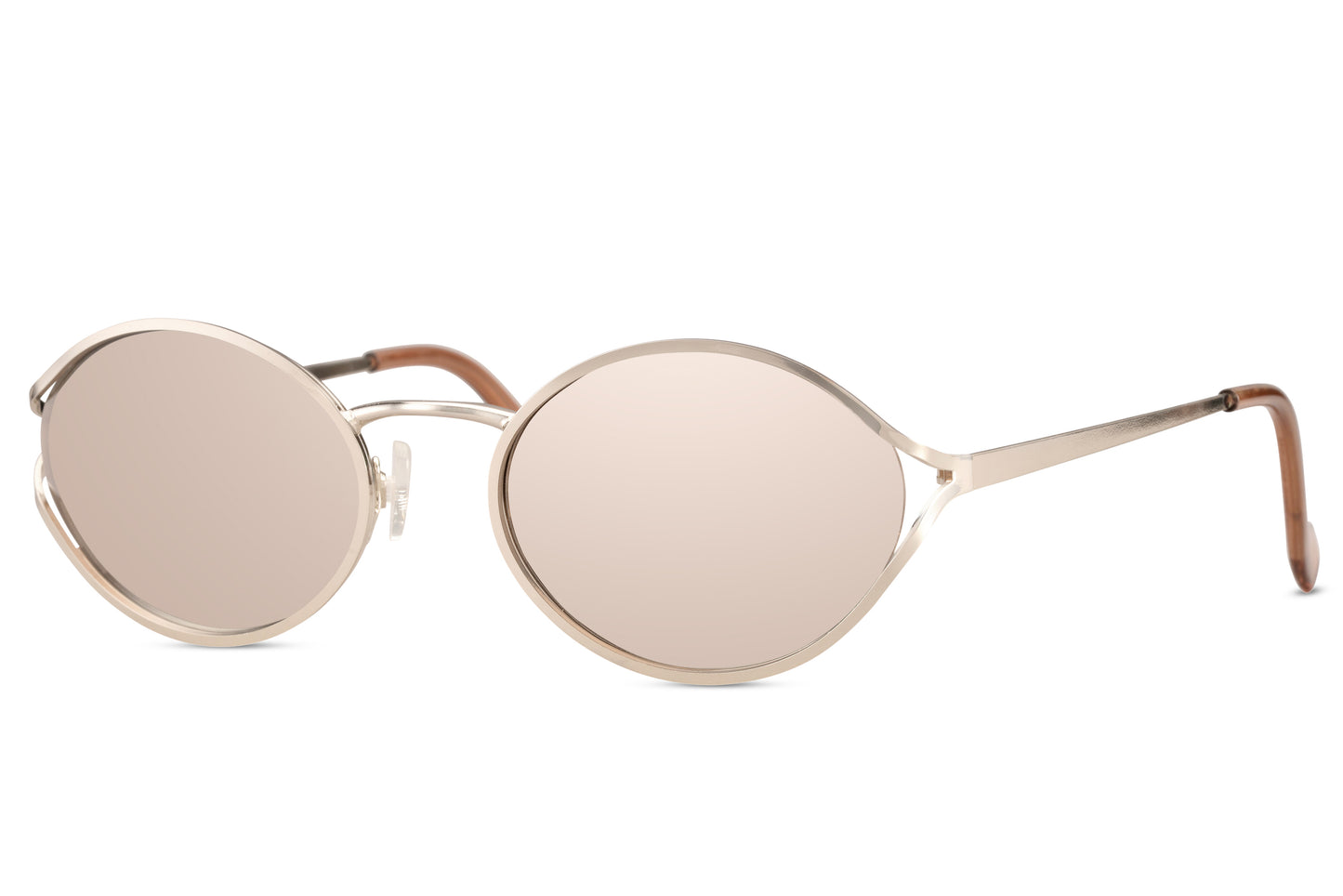 Zilveren dames zonnebril